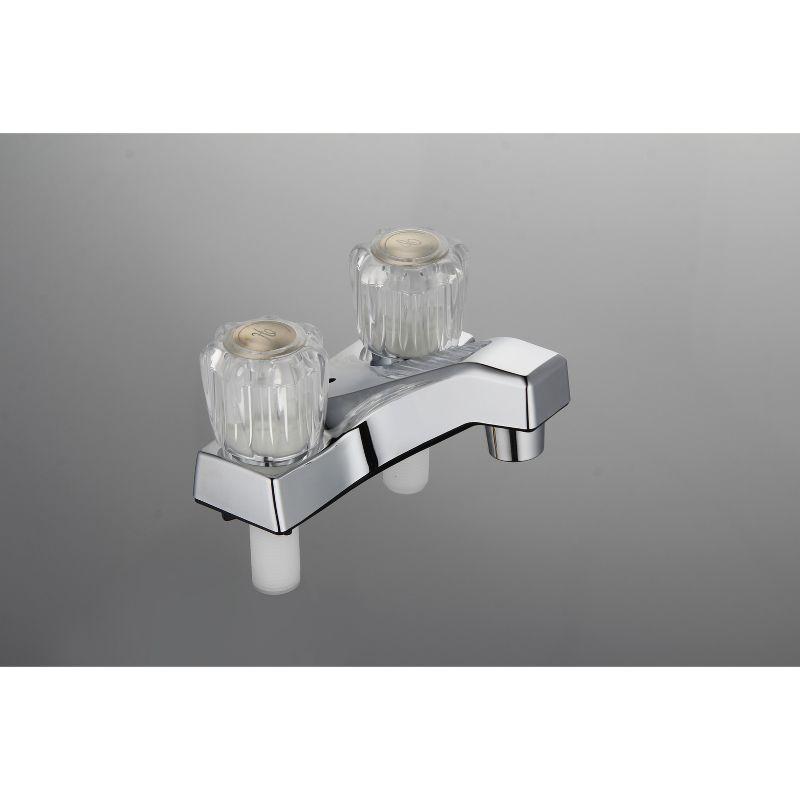 Home Plus Chrome Traditional Centerset Bathroom Sink Faucet