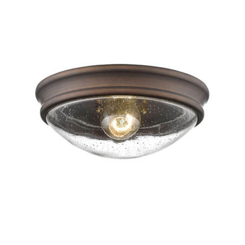 Millennium Lighting 1 - Light Flush Mount in  Rubbed Bronze