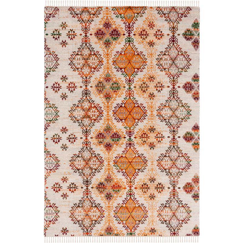 Kilim KLM727 Hand Woven Area Rug - Ivory/Gold - 5'x8' - Safavieh.