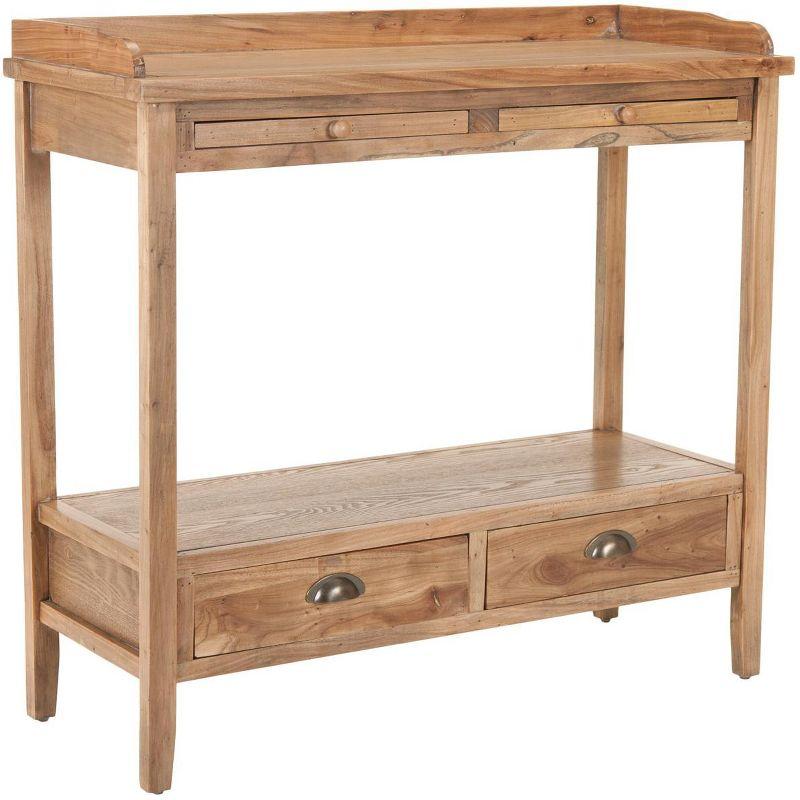 Peter Console - AMH6571A - Brown - Safavieh Couture