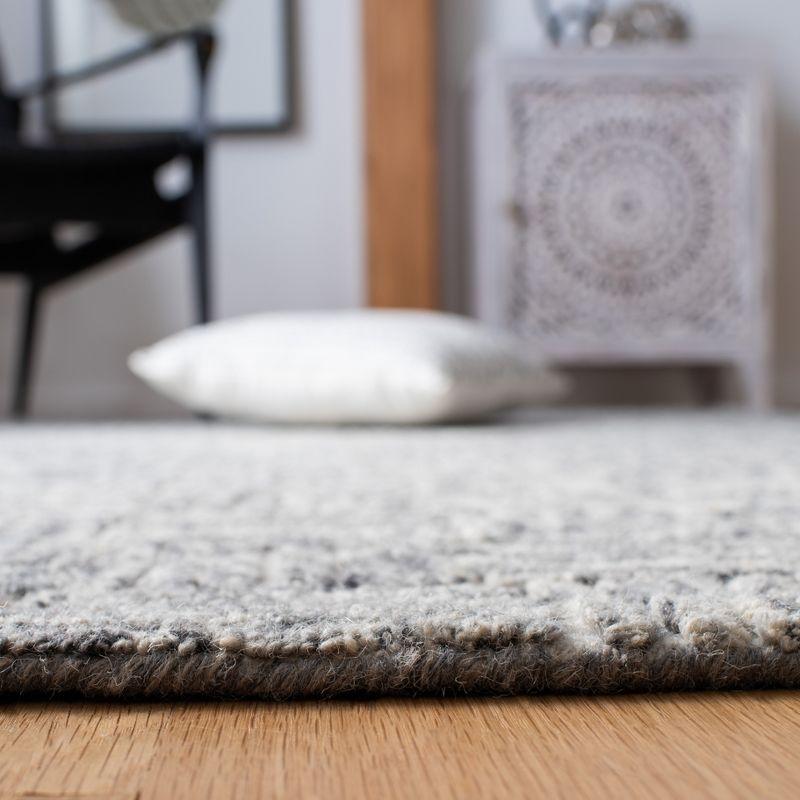 Micro-Loop MLP976 Hand Tufted Indoor Area Rug - Grey - 5'x8'- Safavieh