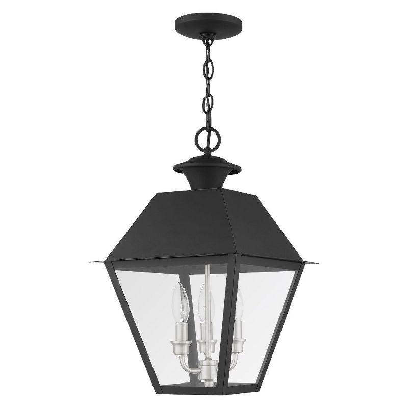 Livex Lighting Mansfield 3 - Light Pendant in  Black