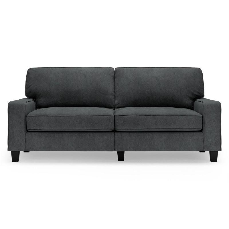 Serta Palisades 78" Track Arm Sofa, Easy Care Fabric, Soft Pillow Back, Pocket Coil Seat Cushions