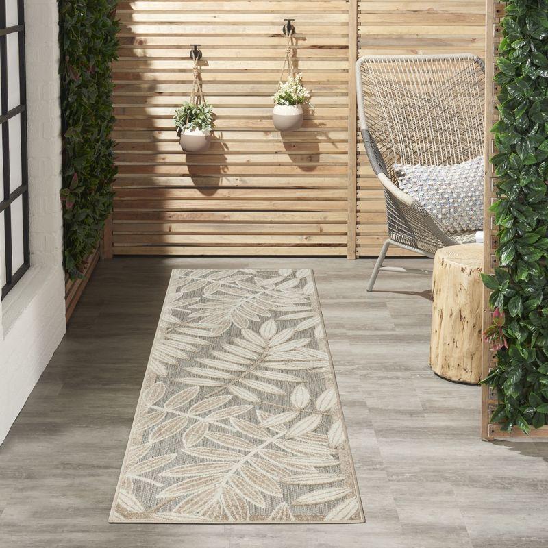 Nourison Aloha Floral Leaf Outdoor Area Rug