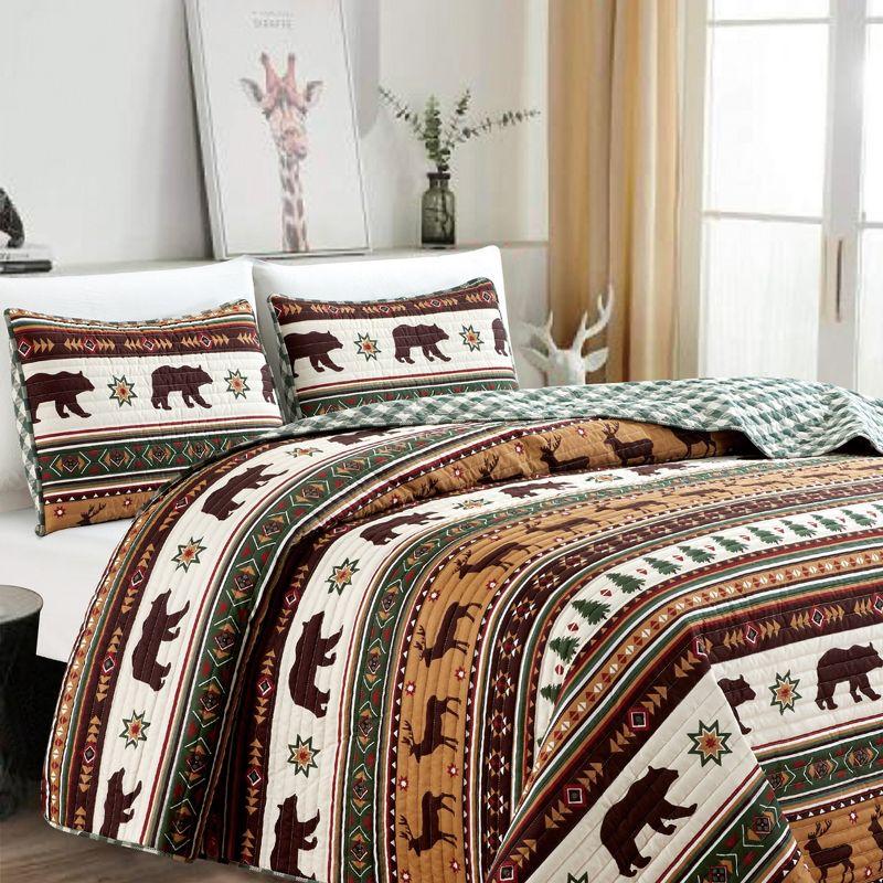 Cedar Creek Log Cabin Quilt Set