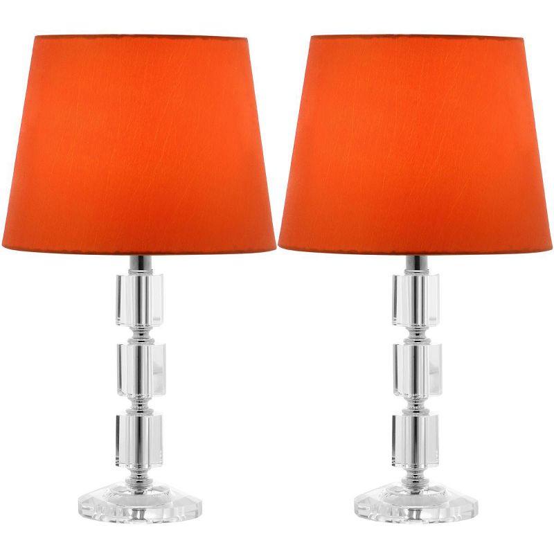 Erin Crystal Cube Table Lamp (Set of 2) - Safavieh