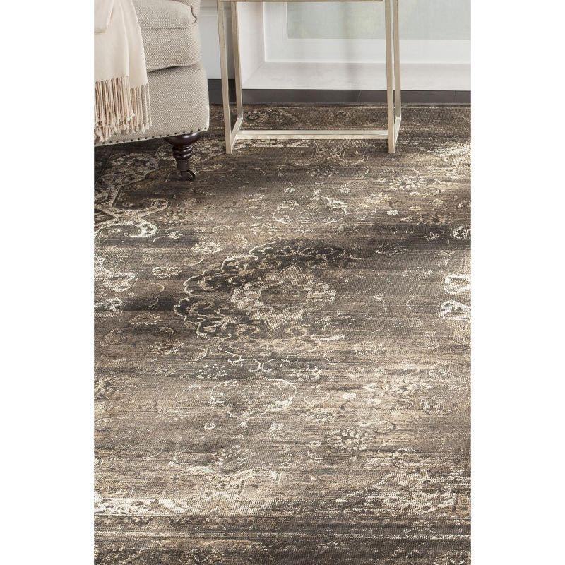 Vintage VTG137 Power Loomed Indoor Area Rug - Soft Anthracite - 6'7"x9'2" - Safavieh.