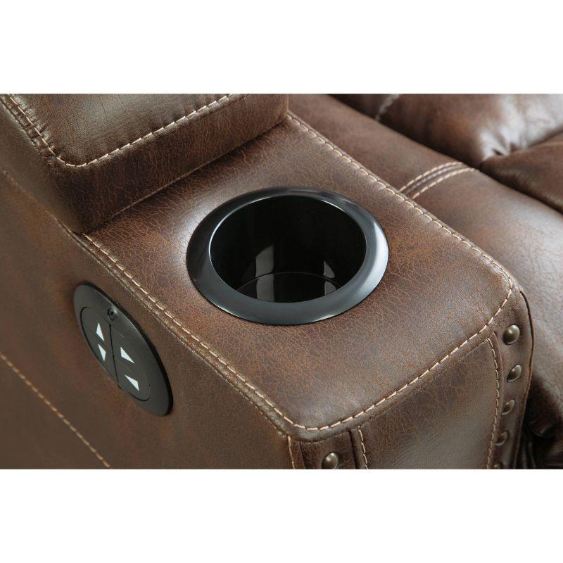 Owner's Box Power Recliner Sofa with Cup Holders & Storage - Signature Design by Ashley