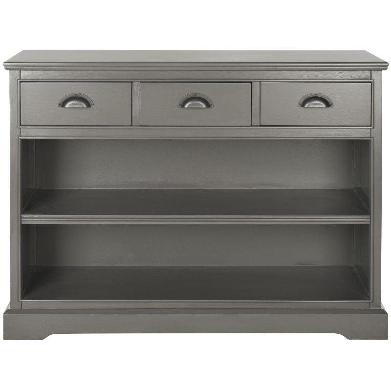 Prudence Book Shelf - AMH5727 - Grey - Safavieh Couture