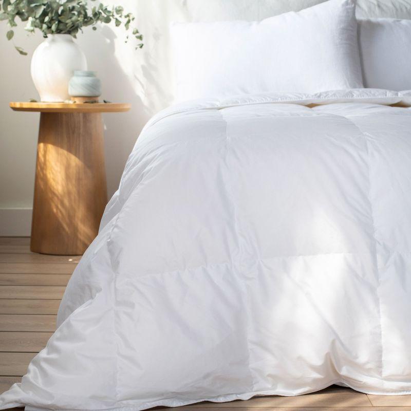 Lightweight 700 Fill Power Luxury White Duck Down Duvet Comforter Insert