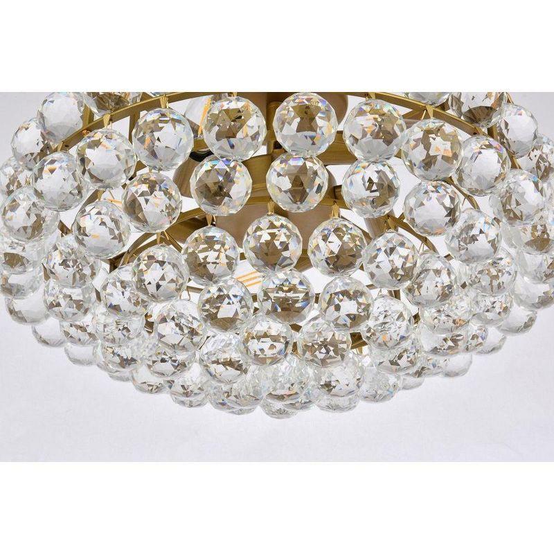 Elegant Lighting Savannah 5 - Light Flush Mount in  Brass