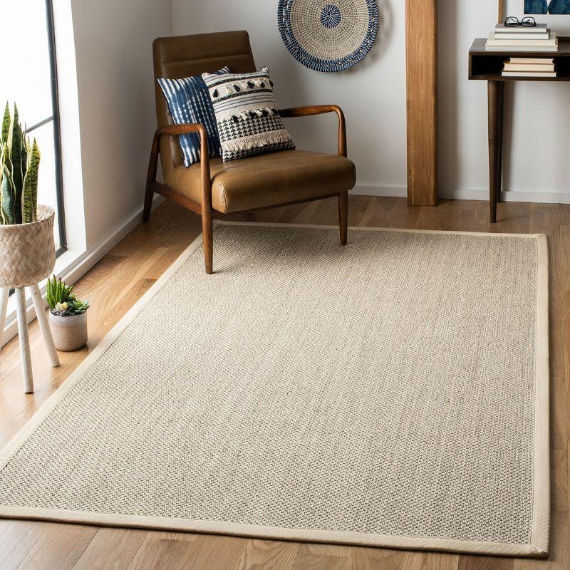 Natural Fiber NF143 Power Loomed Indoor Area Rug - Marble/Beige - 5'x8' - Safavieh
