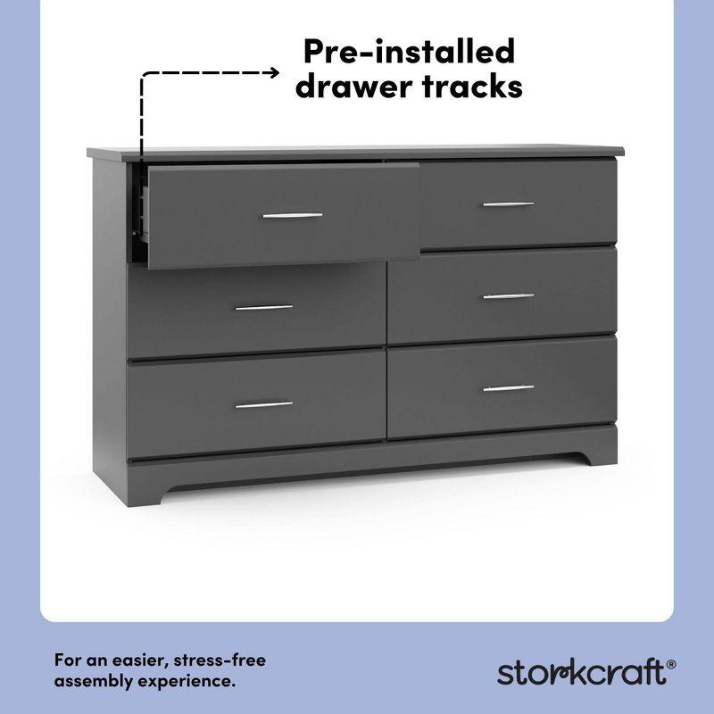 Brookside 6 Drawer Double Dresser