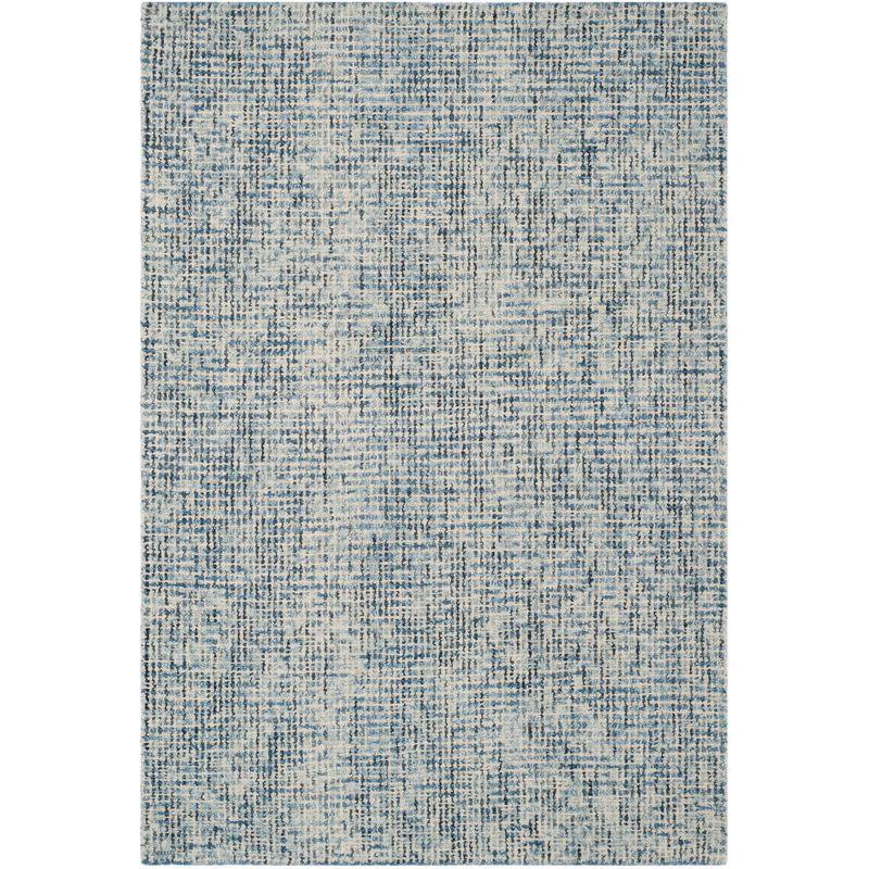 Abstract ABT468 Handmade Indoor Accent Rug - Blue/Charcoal - 2'-3"x4' - Safavieh