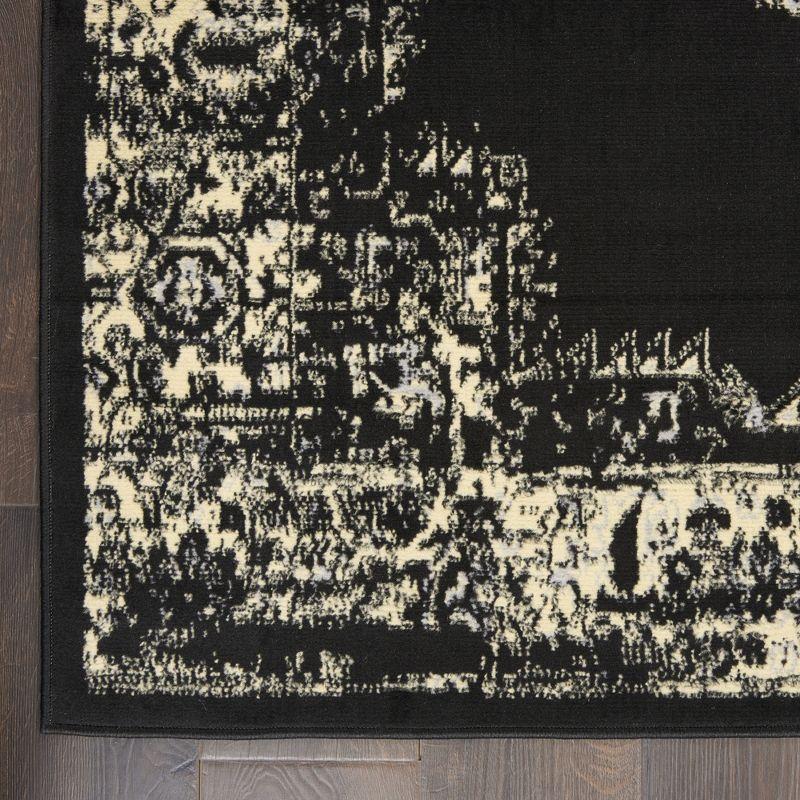 Nourison Grafix GRF14 Indoor Area Rug - Black 7' x 10'