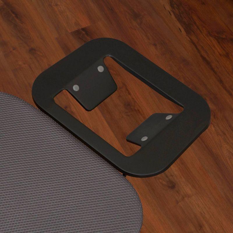 Household Essentials Deluxe Matte Black Ironing Board 4 Legs: Collapsible Metal, 54" x 14", 12.85 lbs, No Warranty