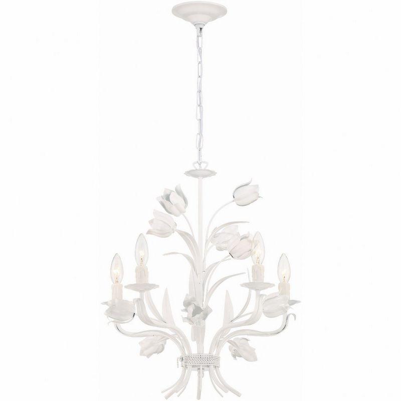 Crystorama Lighting Southport 5 - Light Chandelier in  Wet White