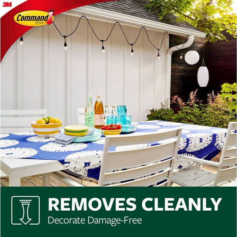 Command 16ct Damage-Free Hanging Outdoor Light Clips with Adhesive Strips