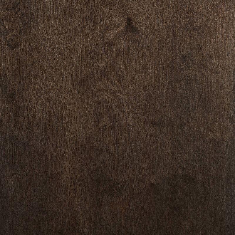 Crosley 78" Stanton Glass Door Kitchen Storage Pantry Cabinet Coffee: Traditional Style, Adjustable Shelves