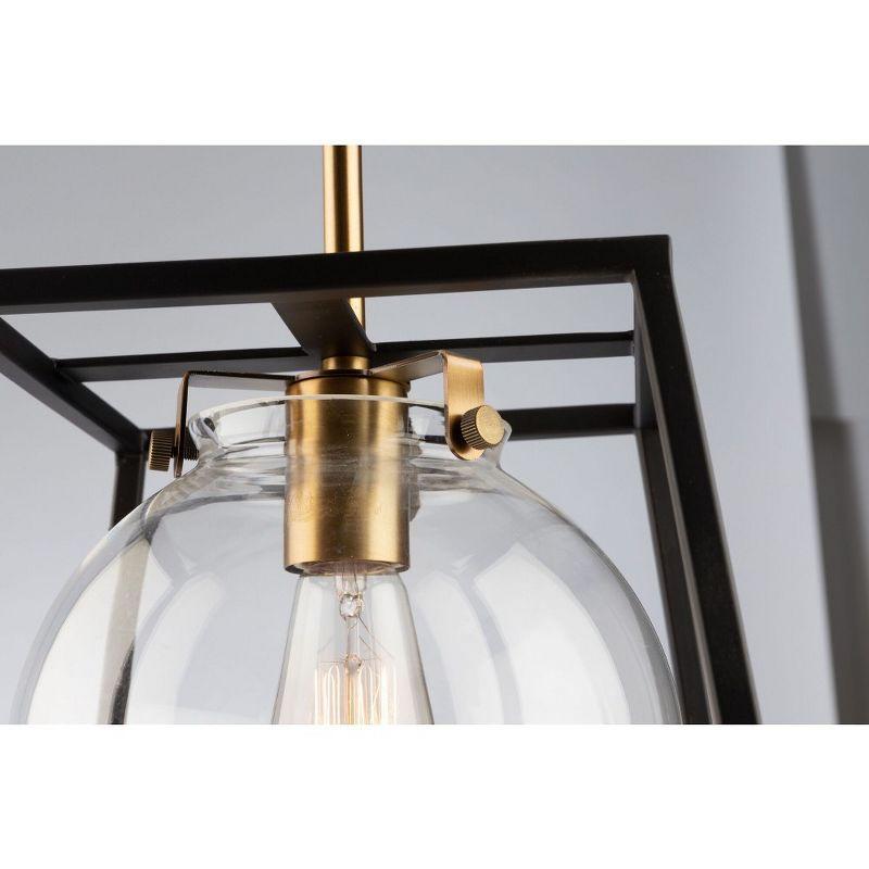 Artcraft Lighting Bridgetown 1 - Light Pendant in  Black/Harvest Brass