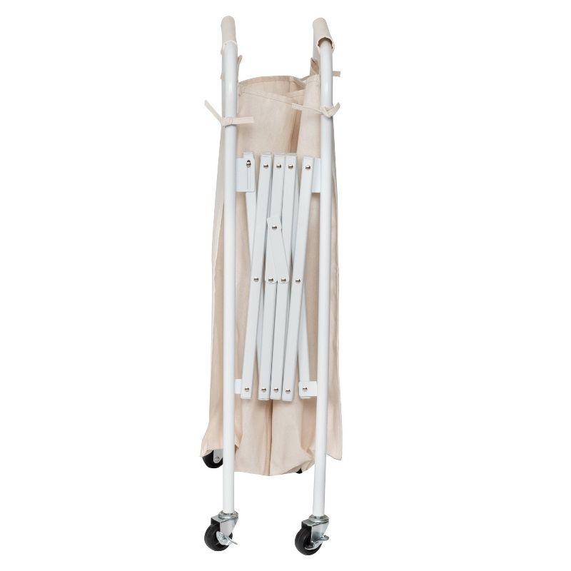 Accordion Triple Sorter Laundry Hamper