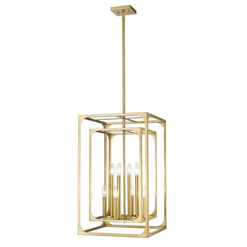 Z-Lite Easton 8 - Light Chandelier in  Rubbed Brass