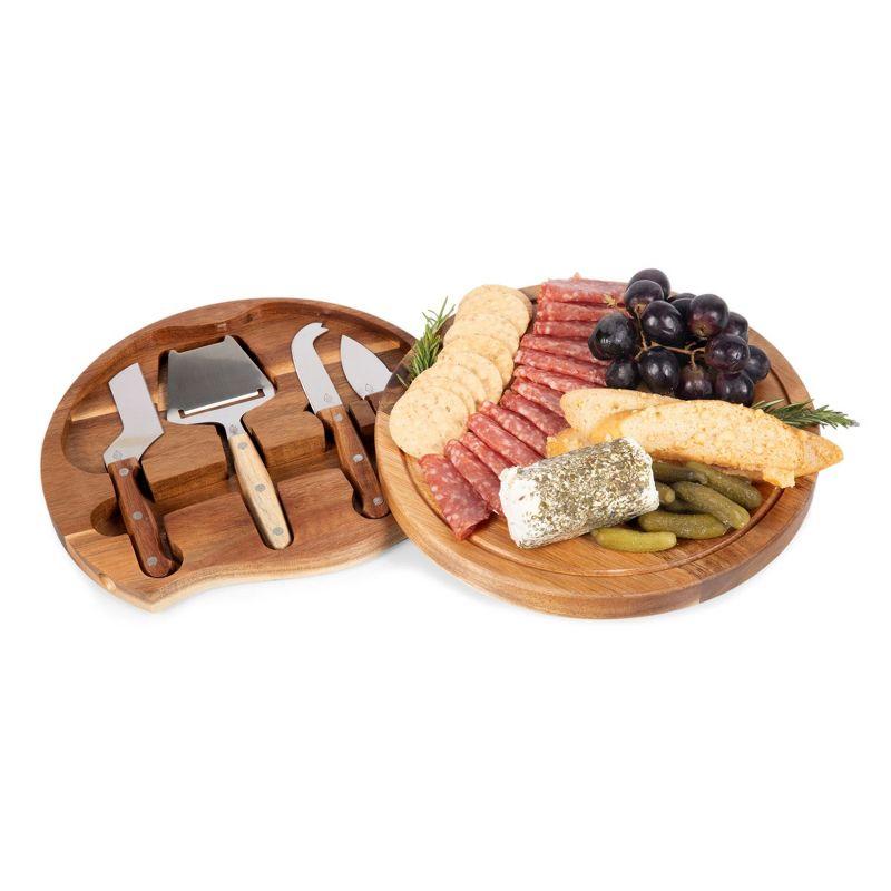 Toscana Acacia Circo Cheese Charcuterie Board and Tools Set