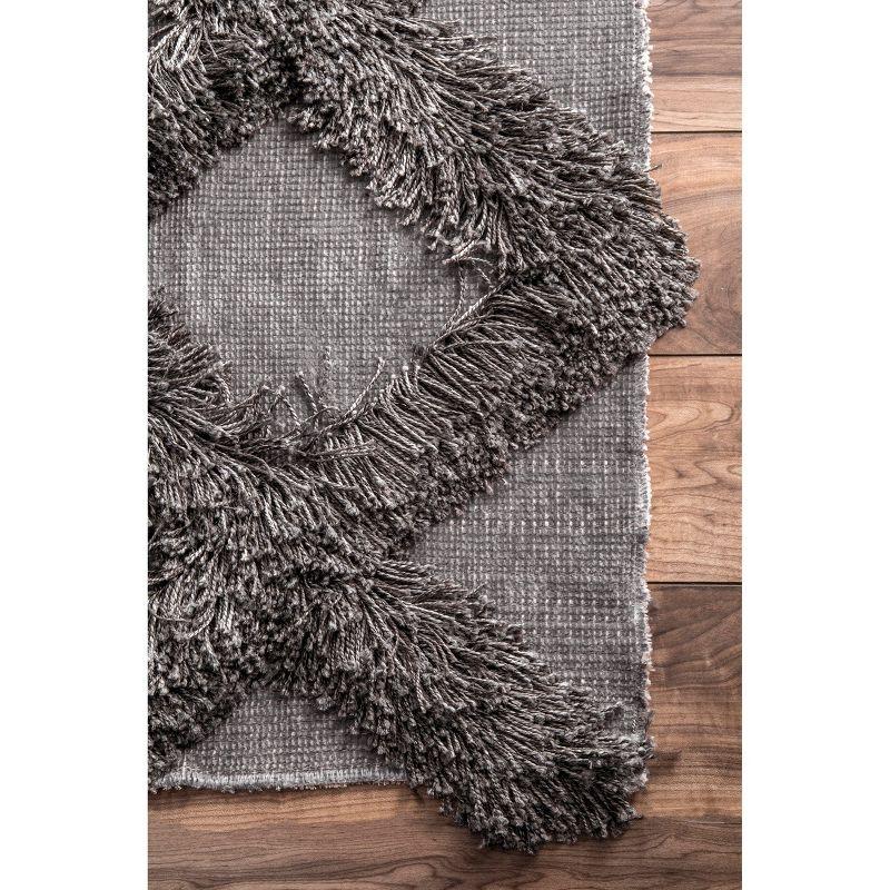 Nuloom Francene Diamond Trellis Shag Indoor Area Rug