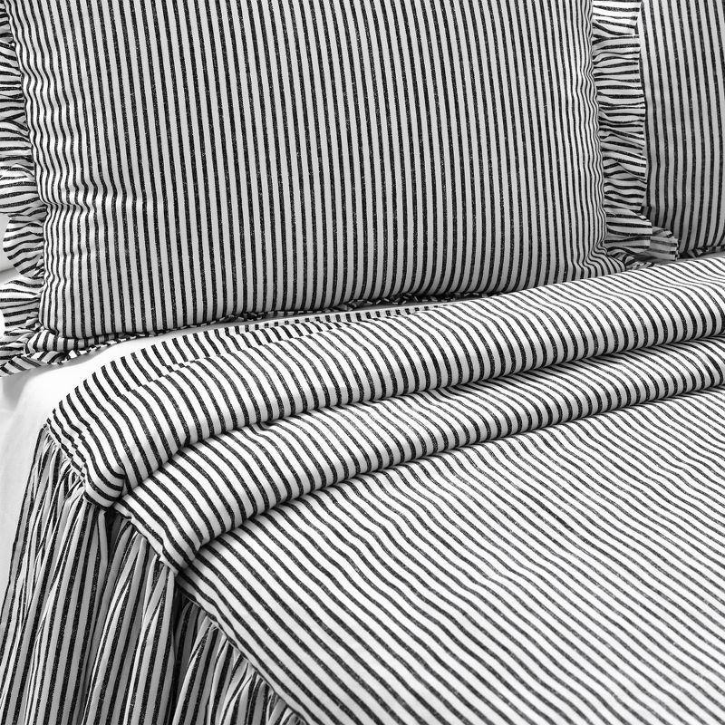 Ticking Stripe Bedspread - Lush D&#233;cor