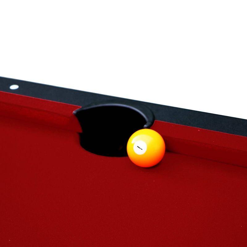 Hathaway Spartan 6' Pool Table with Table Tennis Conversion Top - Black