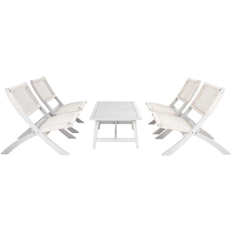 Blaze Living Set - Indoor/Outdoor - PAT7080 - Grey/Grey - Safavieh