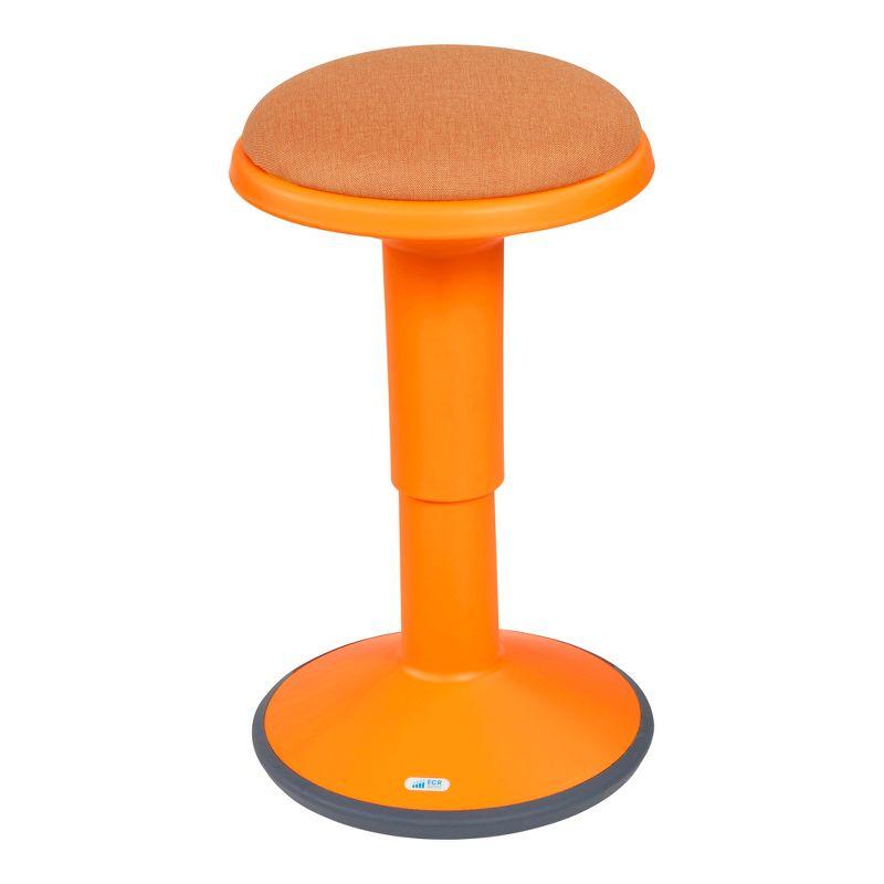 ECR4Kids ECR4Kids Sitwell Wobble Stool with Cushion, Adjustable Height, Active Seating