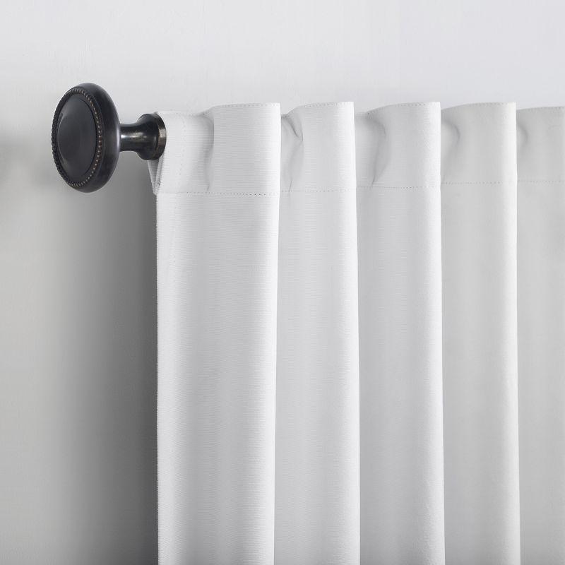 Velvet Noise Reducing Thermal Extreme 100% Blackout Back Tab Curtain Panel