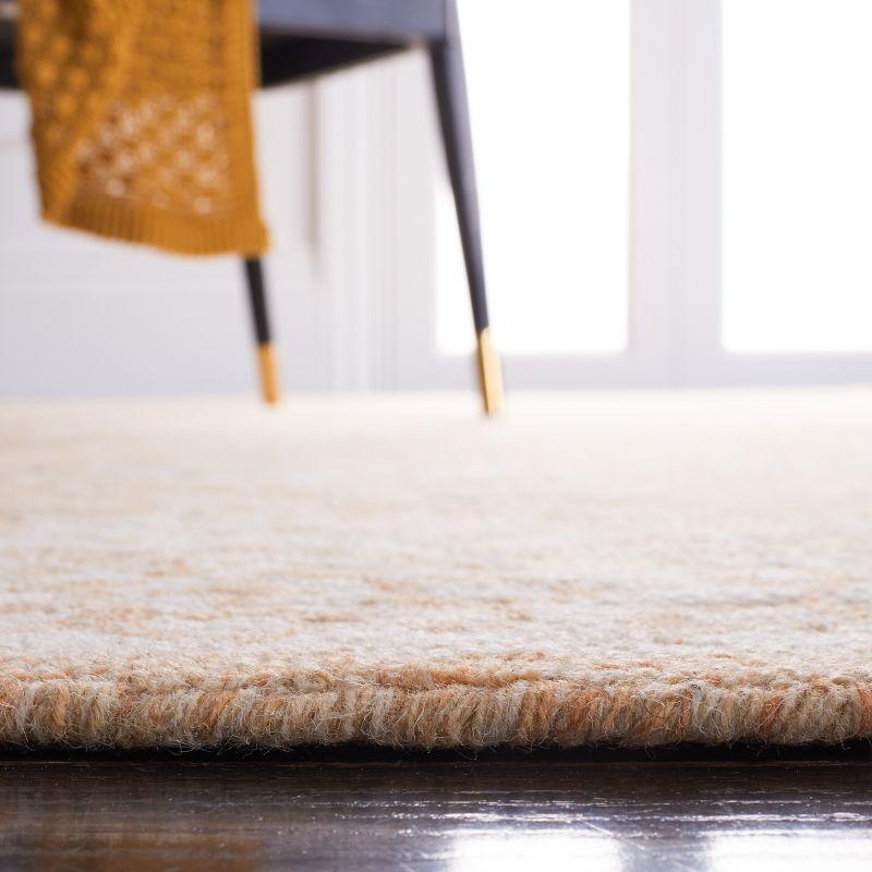 Jardin JAR601 Hand Tufted Accent Rug - Yellow/Ivory - 3'x5' - Safavieh