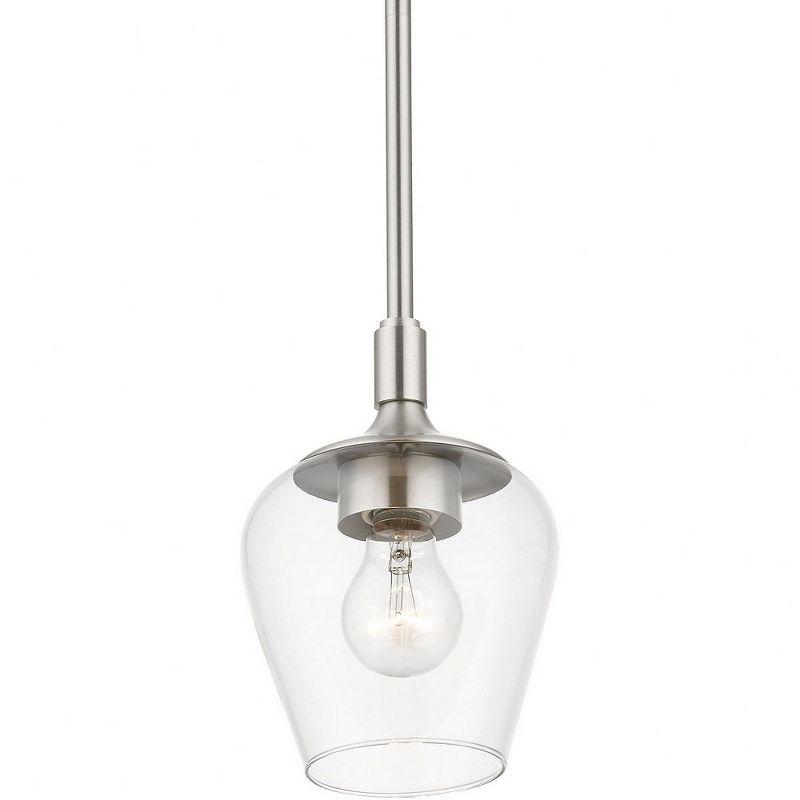 Livex Lighting Willow 1 - Light Pendant in  Brushed Nickel