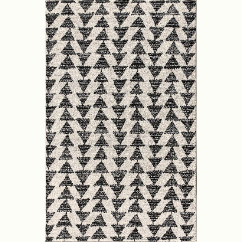 Aisha Moroccan Triangle Geometric Indoor Area Rug - JONATHAN Y