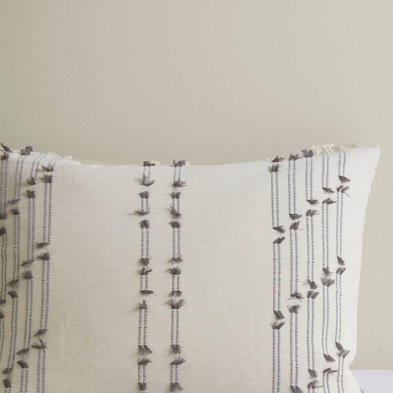 INK+IVY 3 Piece Cotton Jacquard Bedding Set