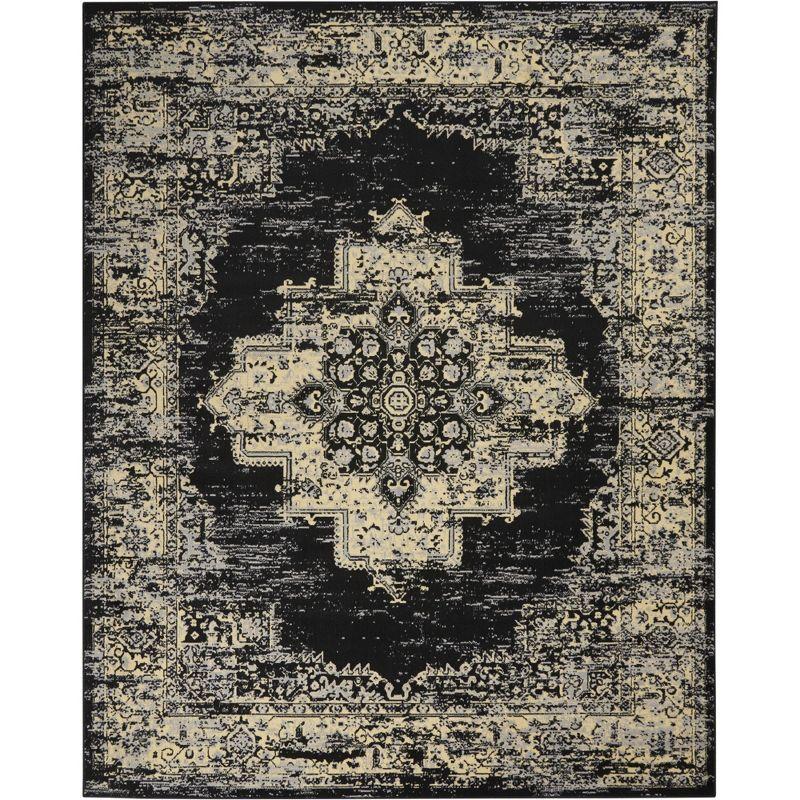 Nourison Grafix Center Medallion Area Rug