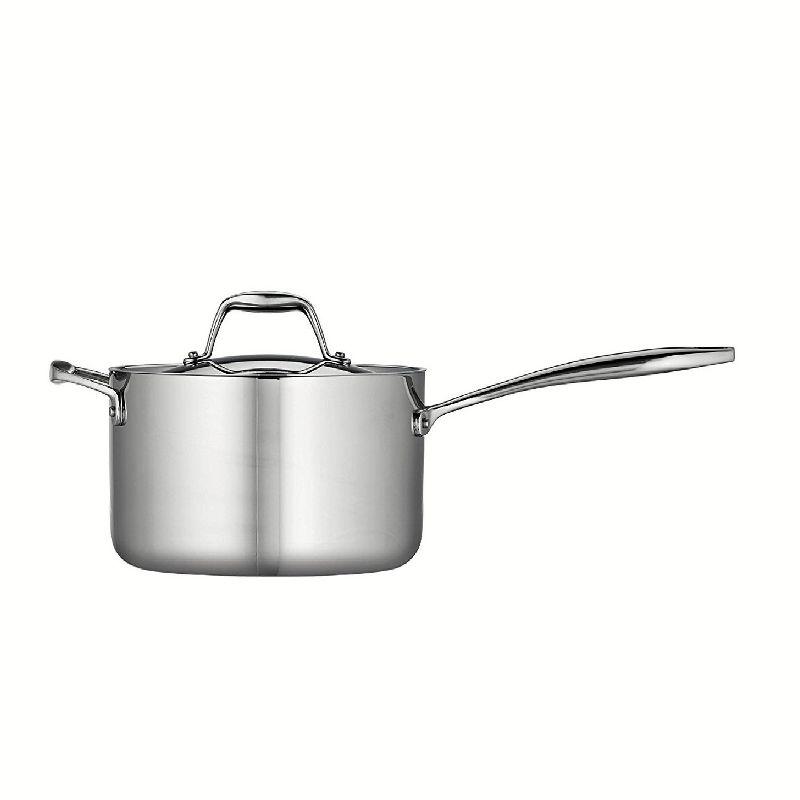 Tramontina 4-Quart Stainless Steel Tri-Ply Sauce Pan with Lid