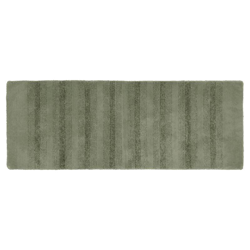 Essence Deep Fern Soft Nylon 22"x60" Washable Bath Rug Runner