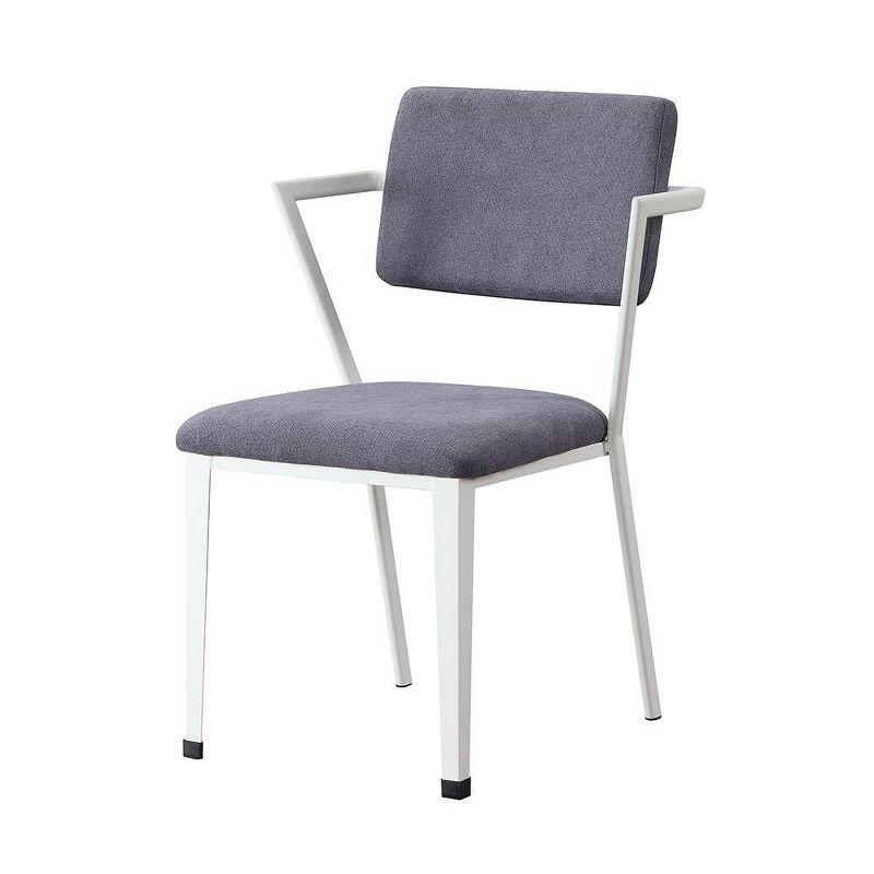 Cargo Fabric Upholstered Metal Side Chair