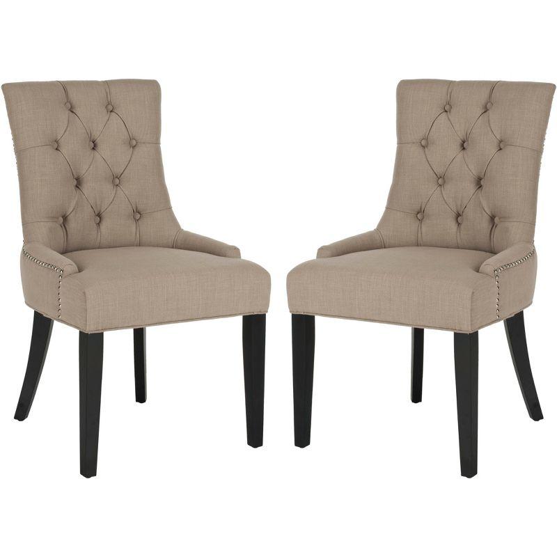 Abby 19''H Tufted Side Chairs (Set of 2)  - Safavieh