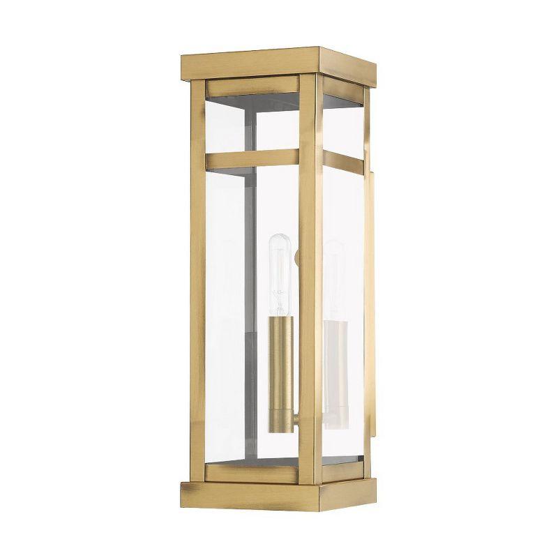 Livex Lighting Hopewell 1 - Light Wall Light in  Antique Brass