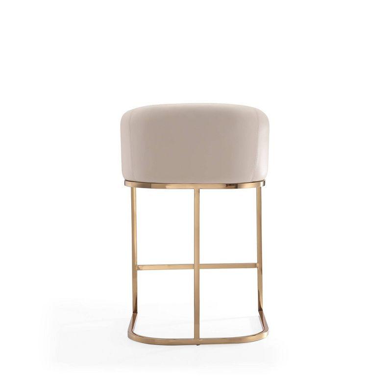 Bolland Upholstered Counter Stool with Metal Frame