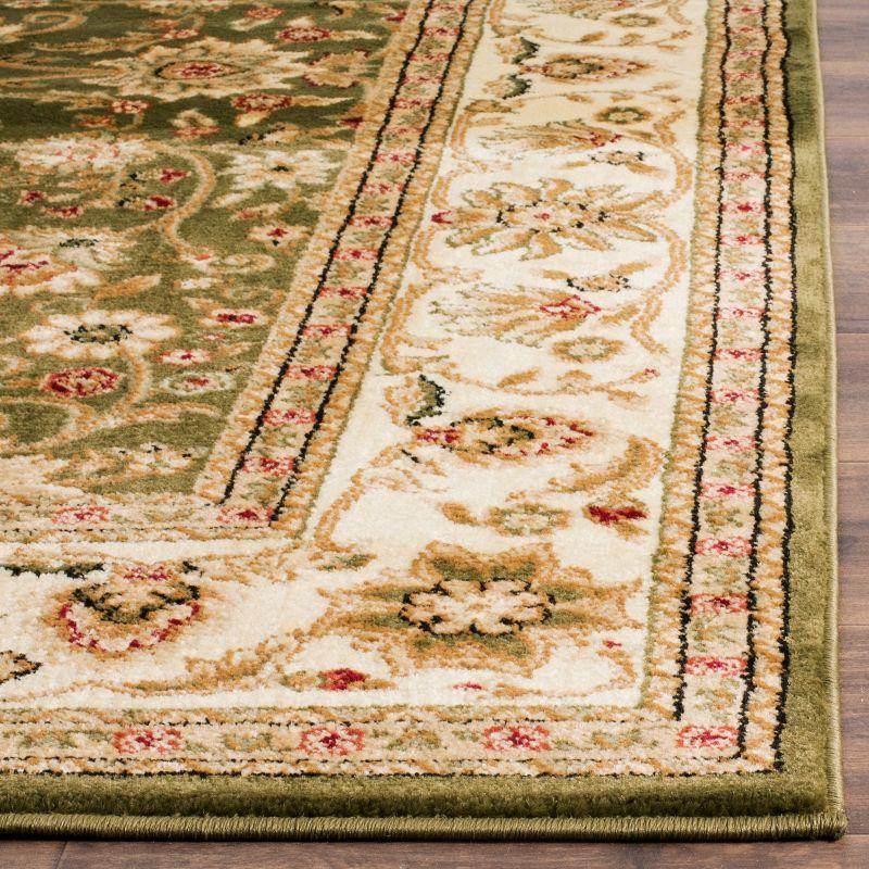 Lyndhurst LNH212 Power Loomed Area Rug - Sage/Ivory - 5'3"x5'3" - Safavieh.