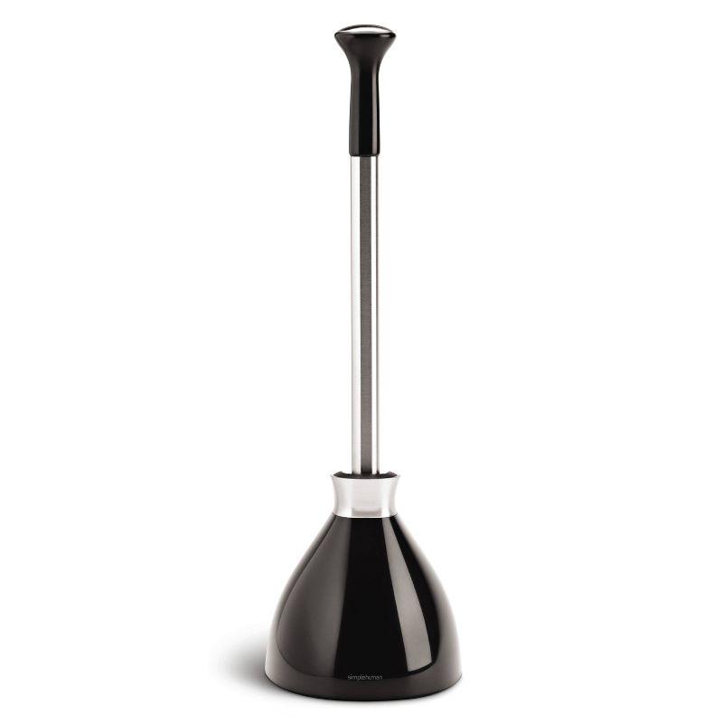 Simplehuman ® Black Toilet Plunger