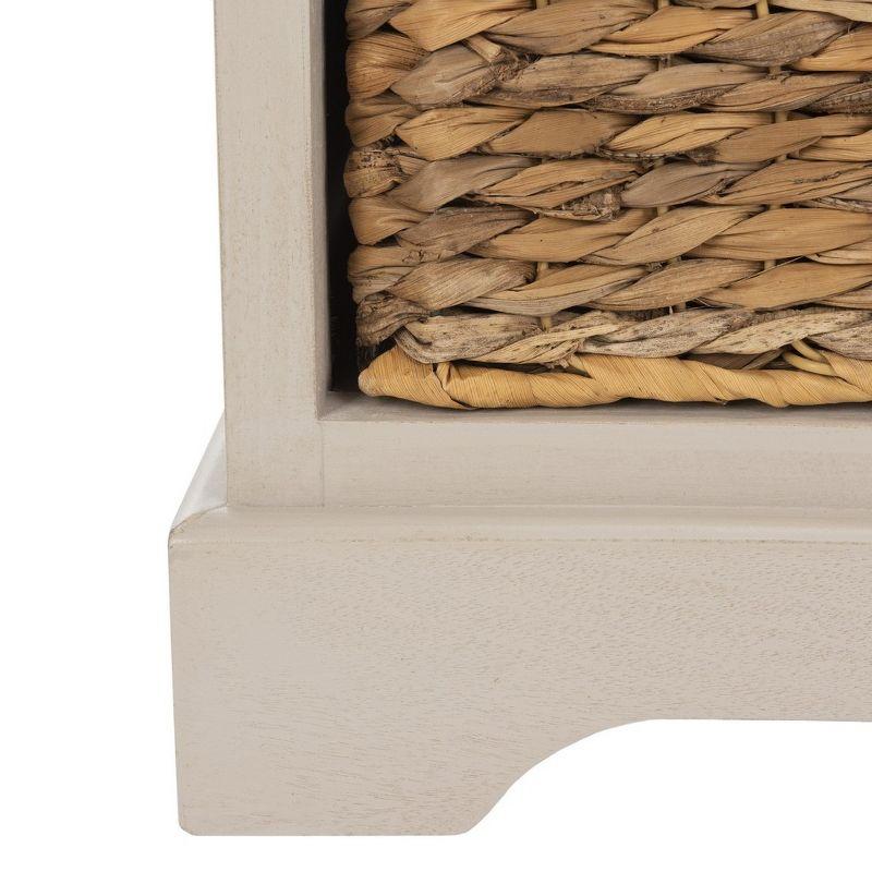 Raven Tall Storage Unit - Vintage Grey - Safavieh.