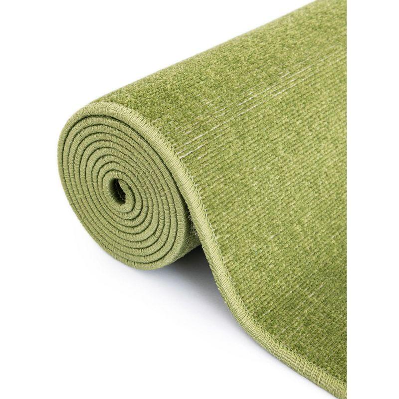 Unique Loom Williamsburg Collection Area Rug - Solid (5'  x 8' Rectangle Green)