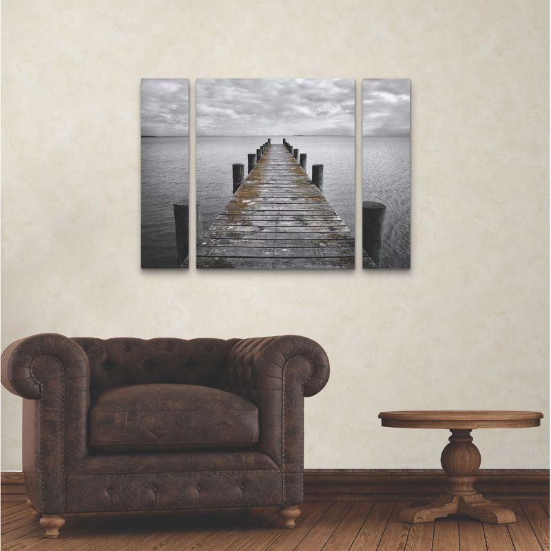 Trademark Fine Art SD Smart Destination 3 Piece Panel Set Art - 24''x32''