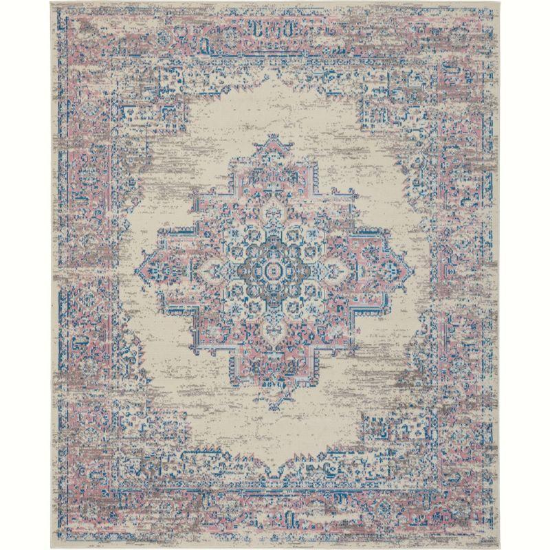 Nourison Grafix Center Medallion Area Rug